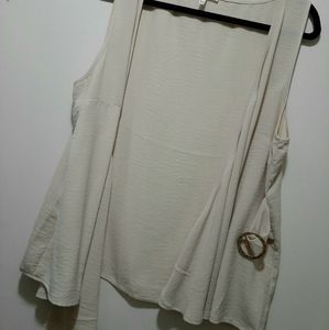 Maurices wrap around tank top blouse